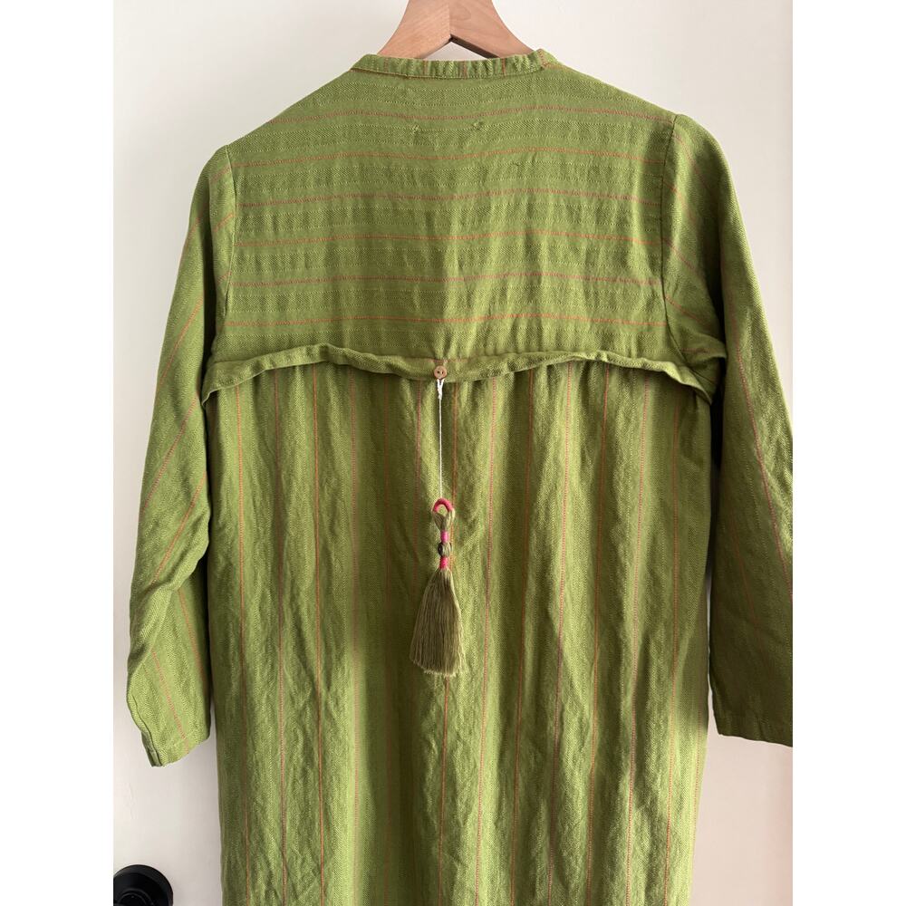 Chapter 2 by Khaadi Kurta tunic/dress green long sleeve - MED - Picture 8 of 15